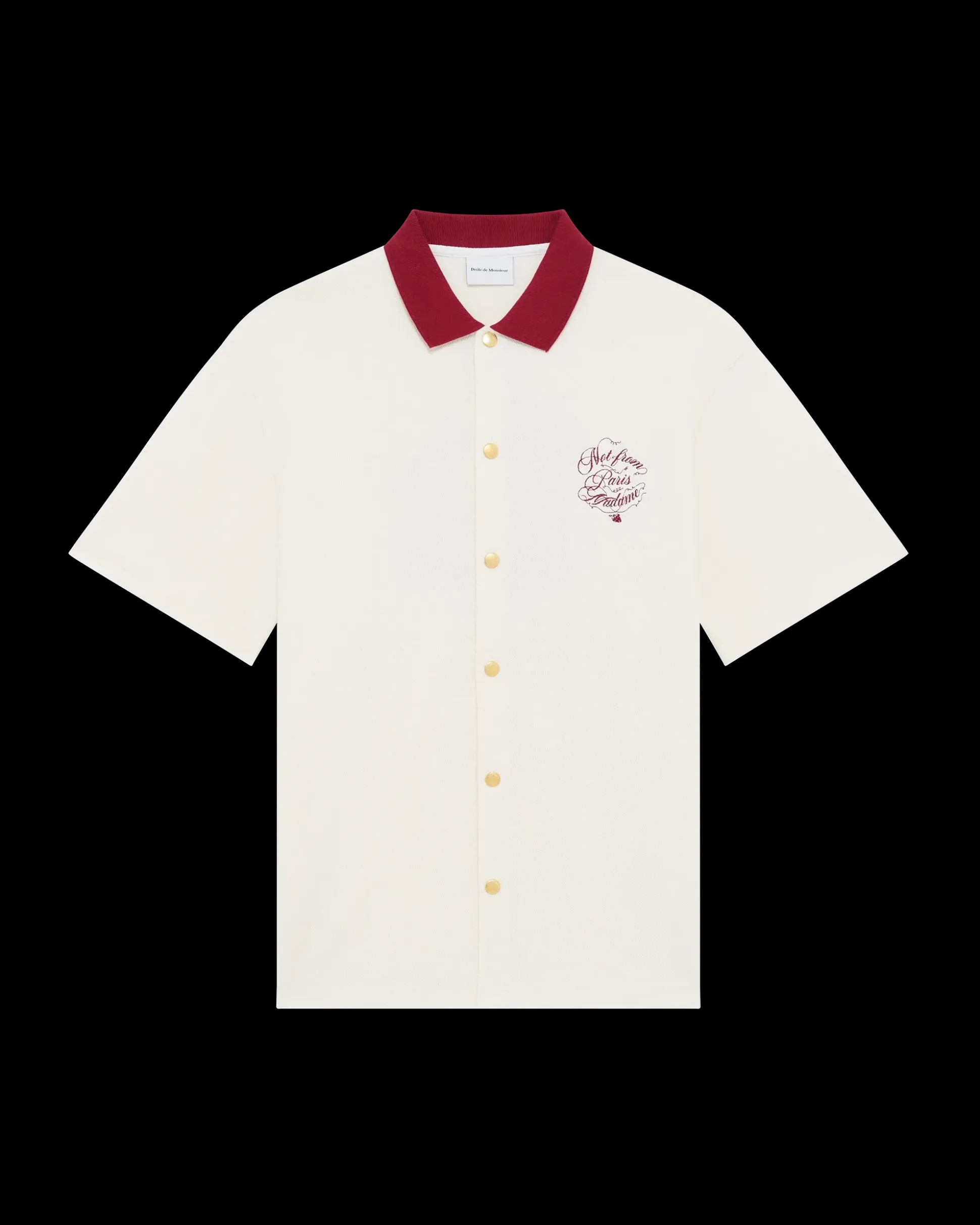 La Chemise Piquée Slogan Vignes