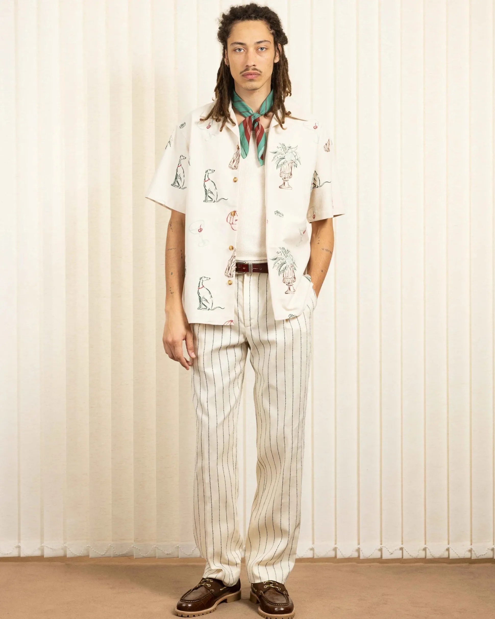 Le Pantalon Golfeur Rayures