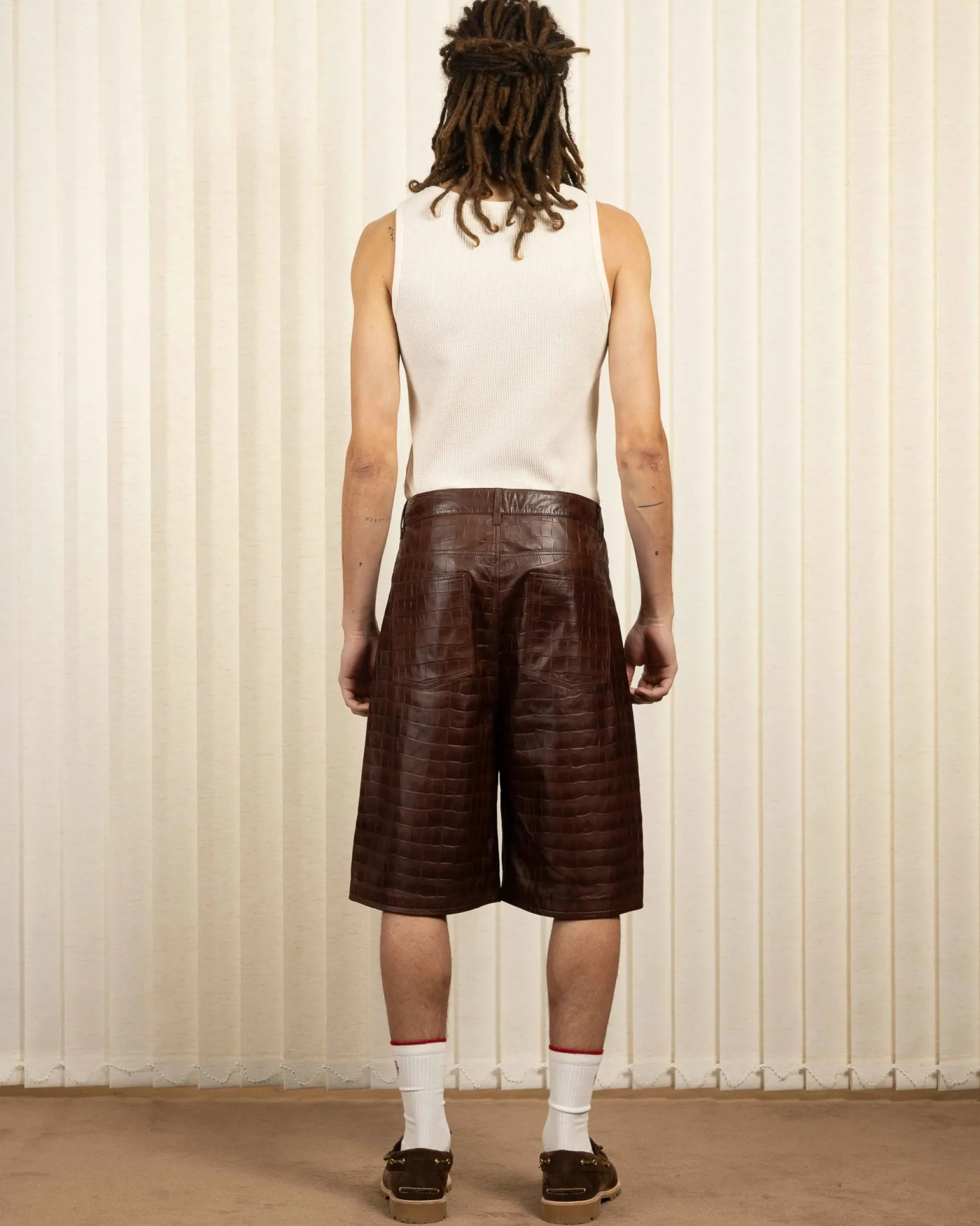 Le Short Baggy Croco