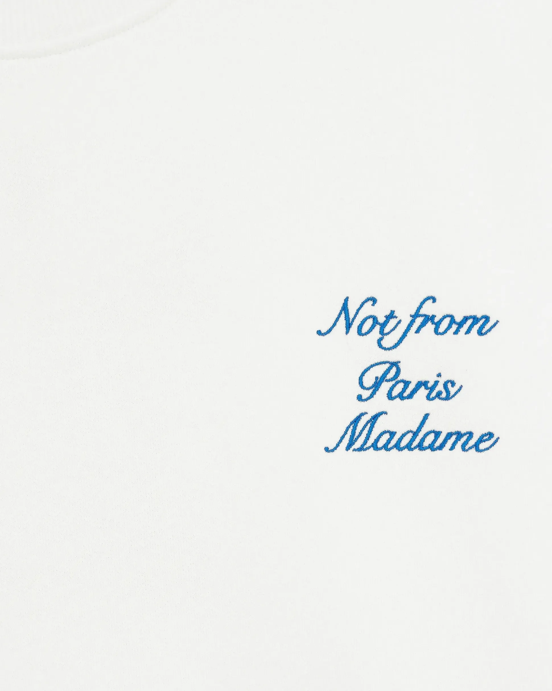Le Sweatshirt Slogan Cursive